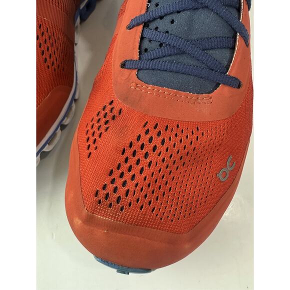 *Flawed On Running Cloudflow Shoes Rust/Pacific Men's Size 11 Running Sneakers - Picture 8 of 16